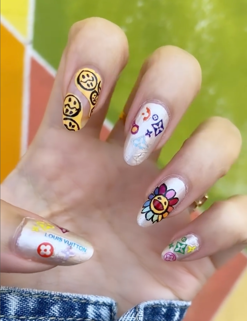 designer nail stickers louis vuitton